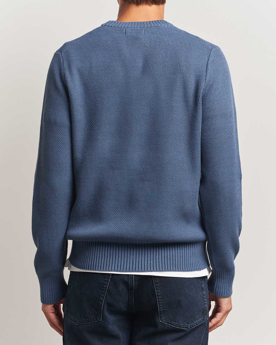Herren | Pullover | J.Lindeberg | Oliver Structured Sweater Vintage Indigo