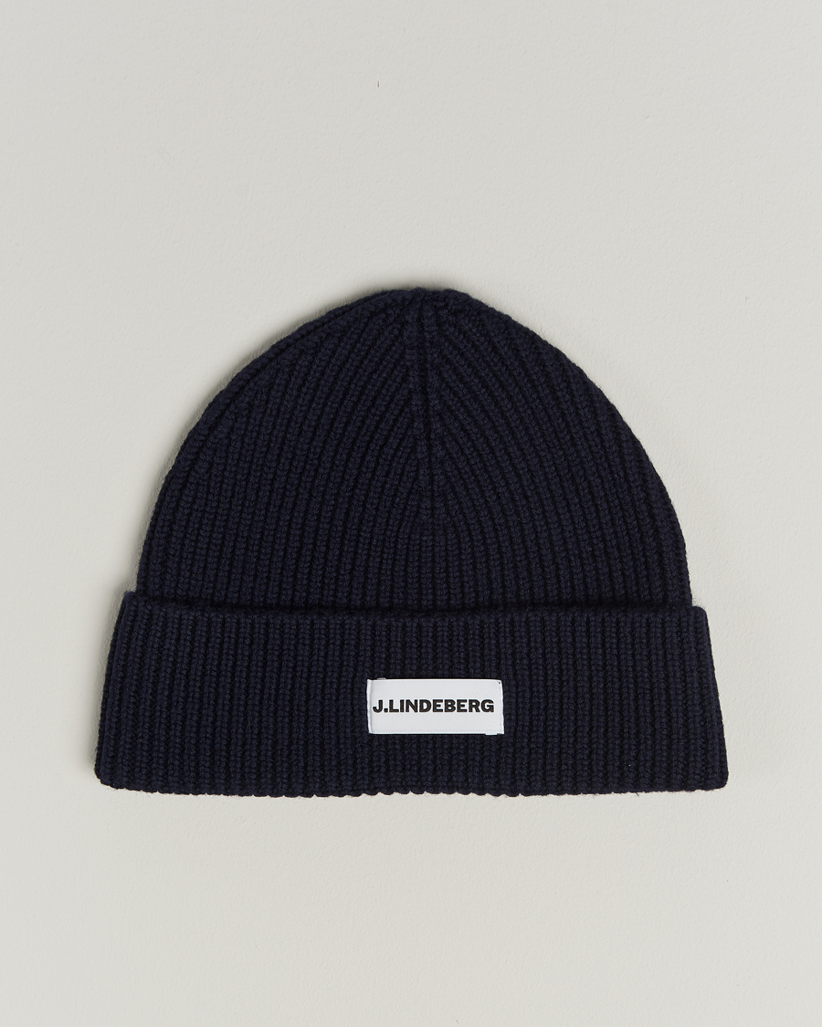 Herren | Mützen | J.Lindeberg | Juan Merino Beanie Navy