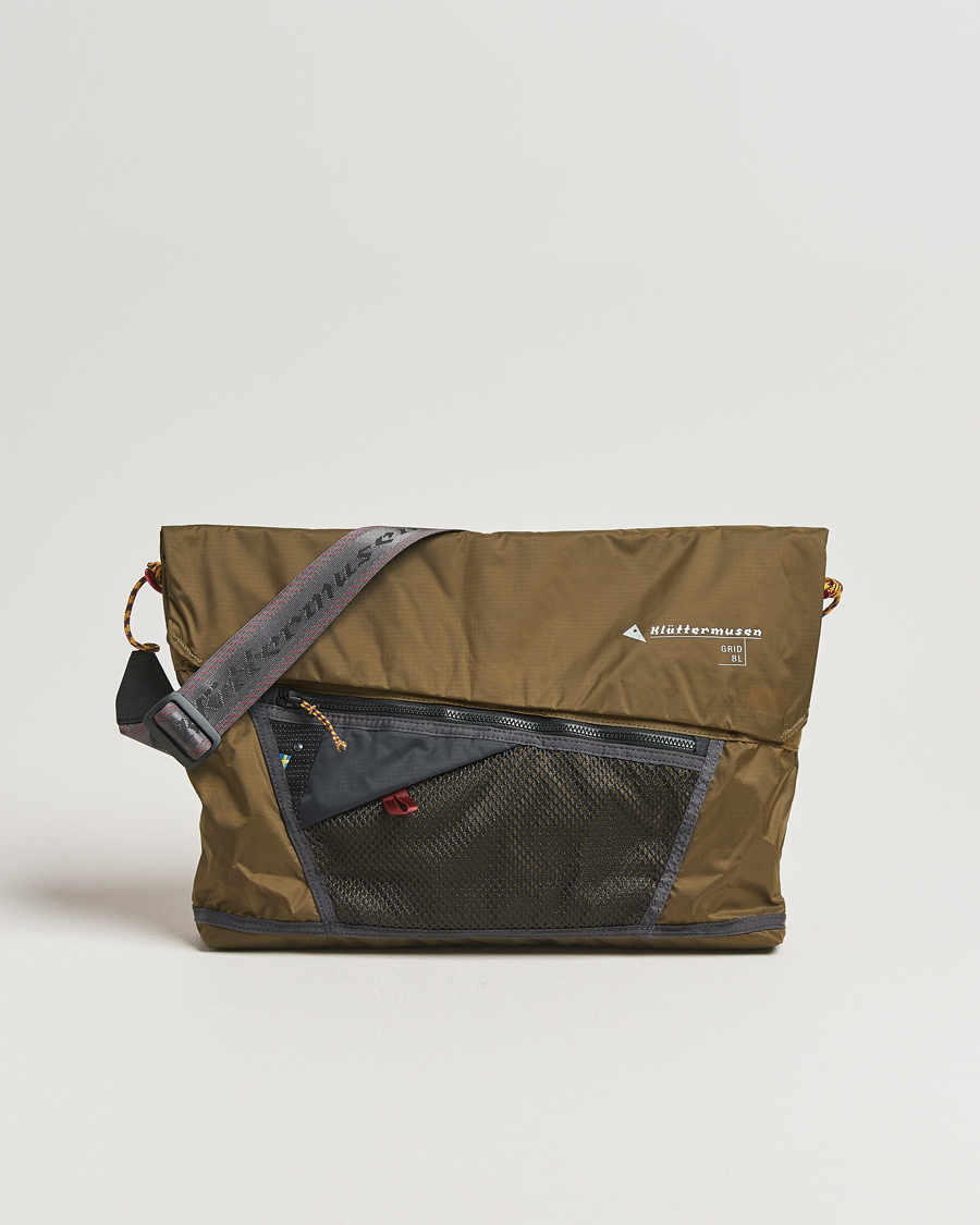 Herren | Klättermusen Grid Messenger Bag Olive | Klättermusen | Grid Messenger Bag Olive