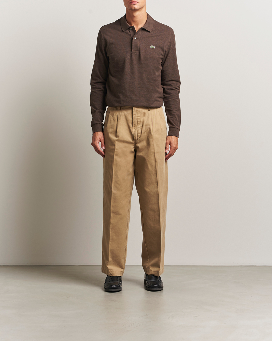 Herren | Poloshirts | Lacoste | Original Long Sleeve Polo Piké Tanin Chine