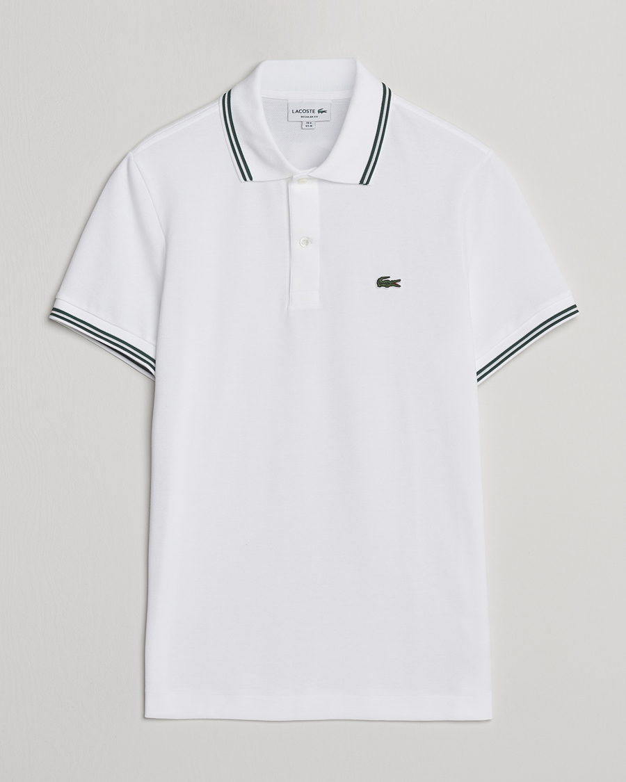 Herren | Poloshirts | Lacoste | Original Tipped Polo Piké White
