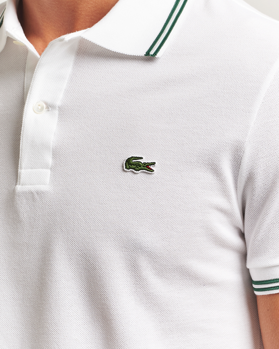 Herren | Poloshirts | Lacoste | Original Tipped Polo Piké White