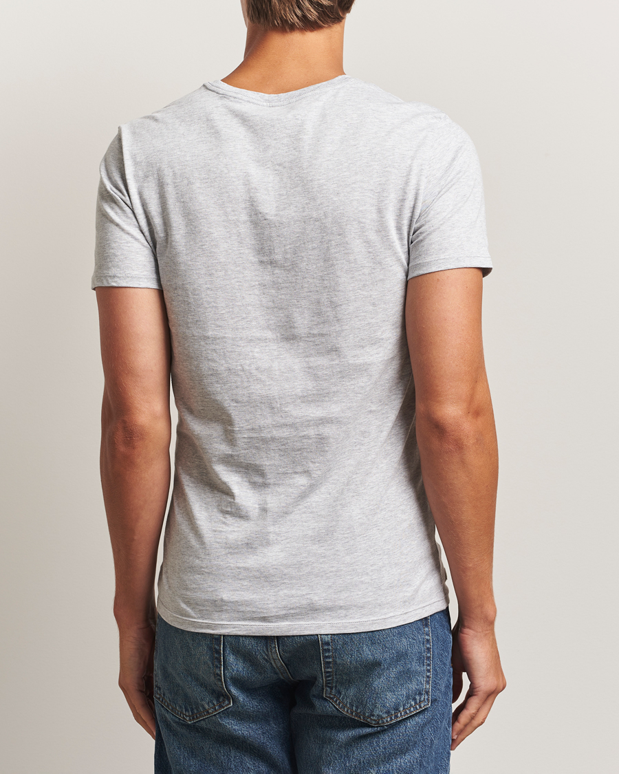 Herren | T-Shirts | Lacoste | 3-Pack Crew Neck T-Shirt White/Grey/Black