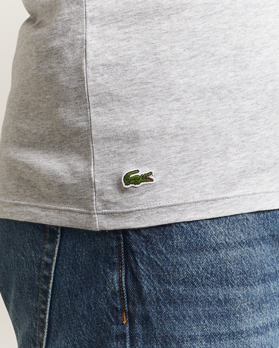 Herren | T-Shirts | Lacoste | 3-Pack Crew Neck T-Shirt White/Grey/Black