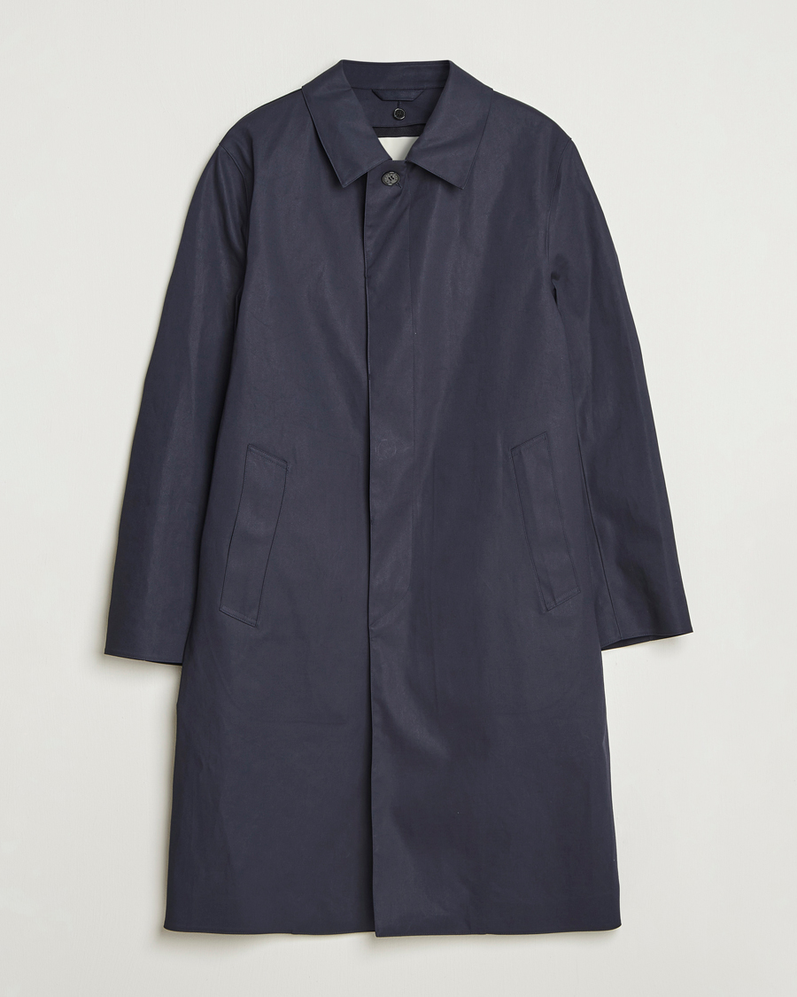 Herren | Jacken | Mackintosh | Dunkeld Car Coat Navy