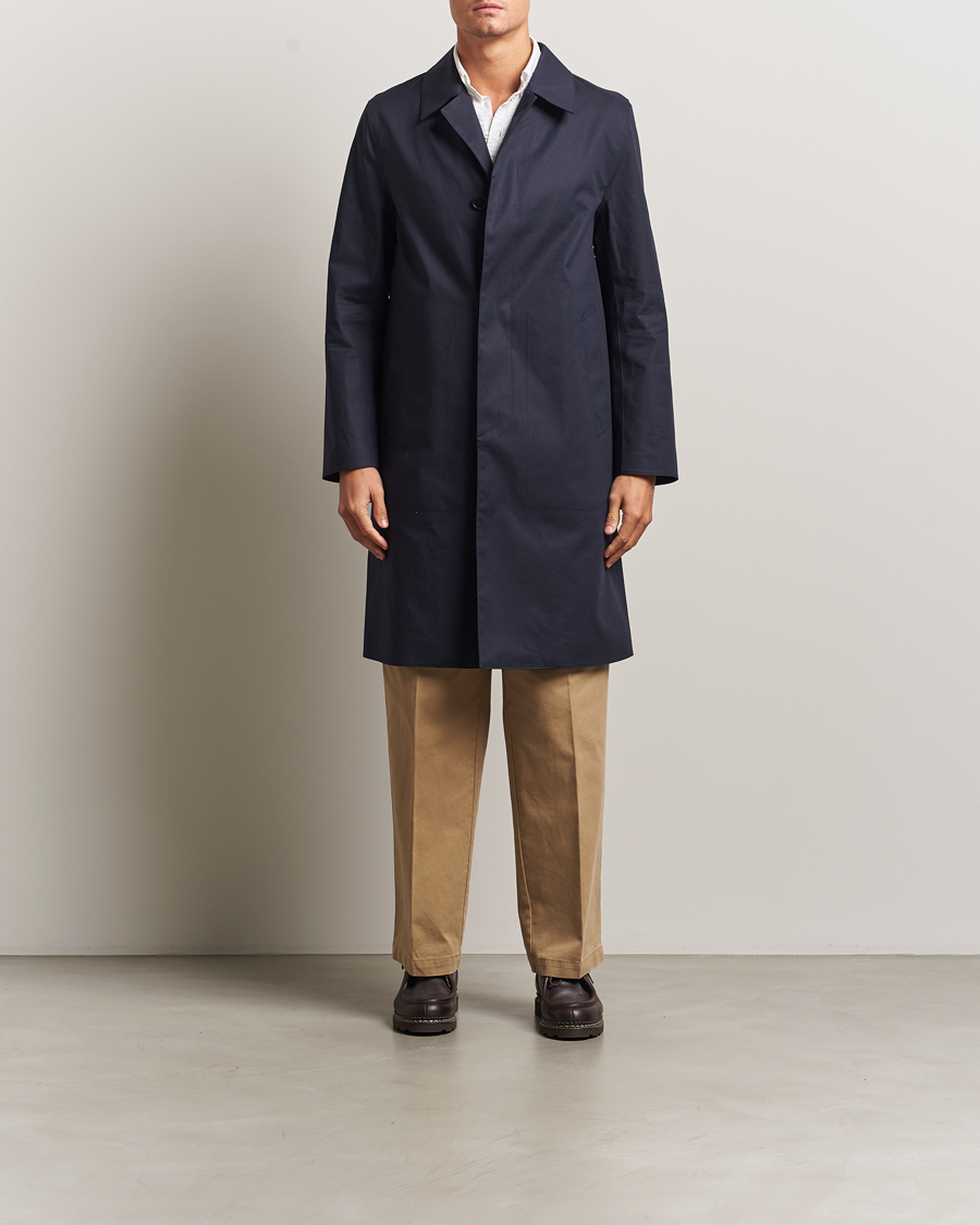 Herren | Jacken | Mackintosh | Dunkeld Car Coat Navy