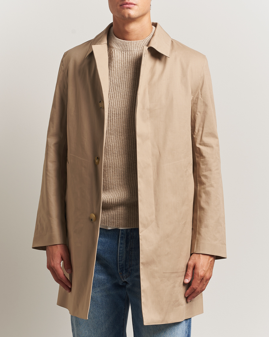 Herren | Jacken | Mackintosh | Dunoon Car Coat Fawn