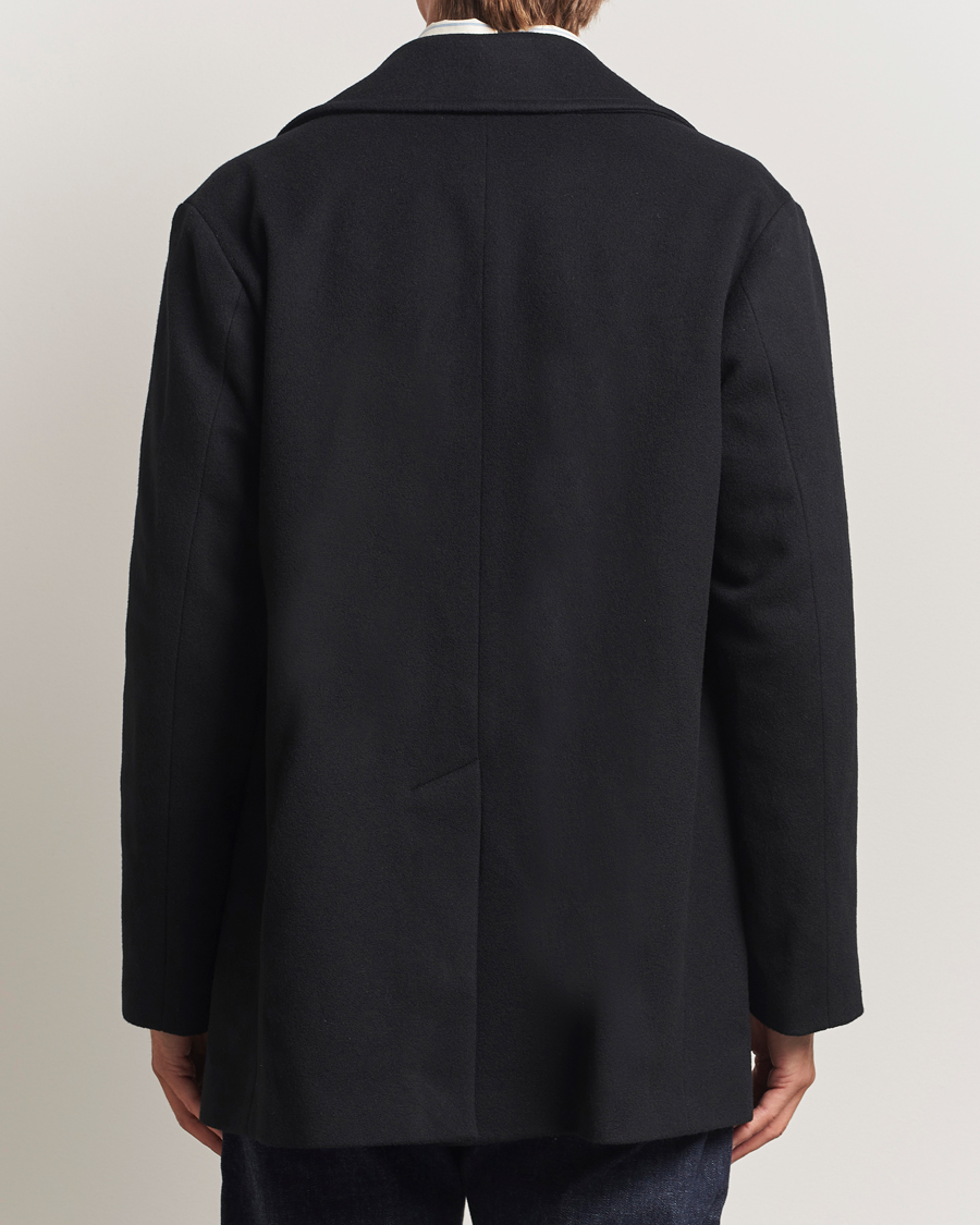 Herren | Jacken | Mackintosh | Dalton Wool/Cashmere Peacoat Black
