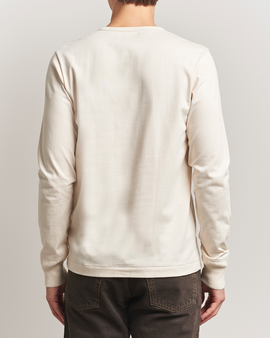 Herren | Pullover | Merz b. Schwanen | Classic Fit Sturdy Organic Cotton Henley Nature