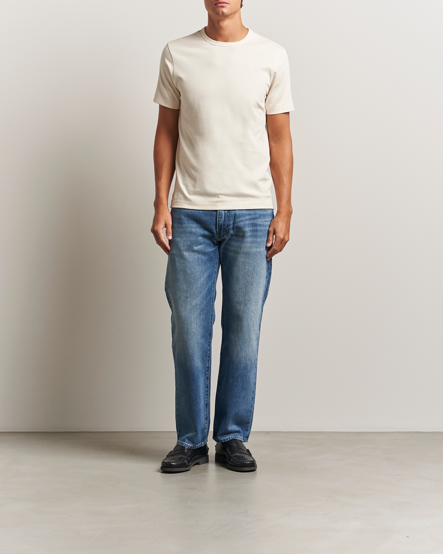 Herren | T-Shirts | Merz b. Schwanen | Classic Fit Sturdy T-Shirt Nature