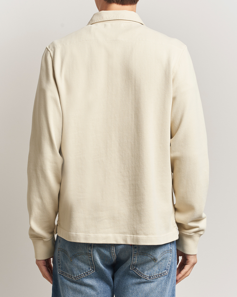 Herren | Pullover | Merz b. Schwanen | Relaxed Fit Vintage Cotton Rugby Shirt Nature
