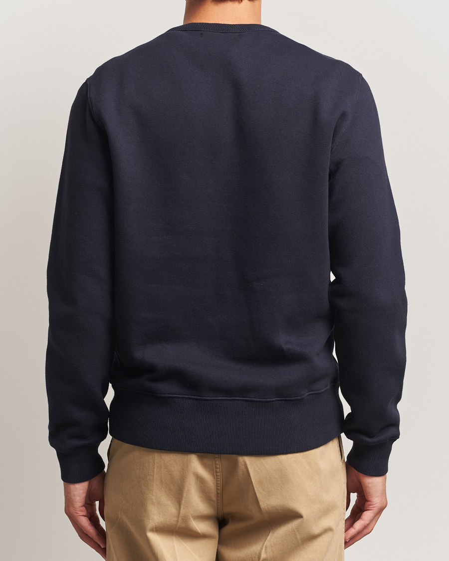 Herren | Pullover | Merz b. Schwanen | Relaxed Fit Vintage Cotton Sweatshirt Dark Navy