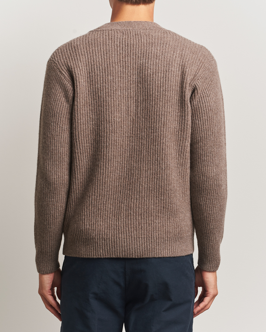 Herren | Pullover | Merz b. Schwanen | Merino/Cashmere Knitted Cardigan Grain