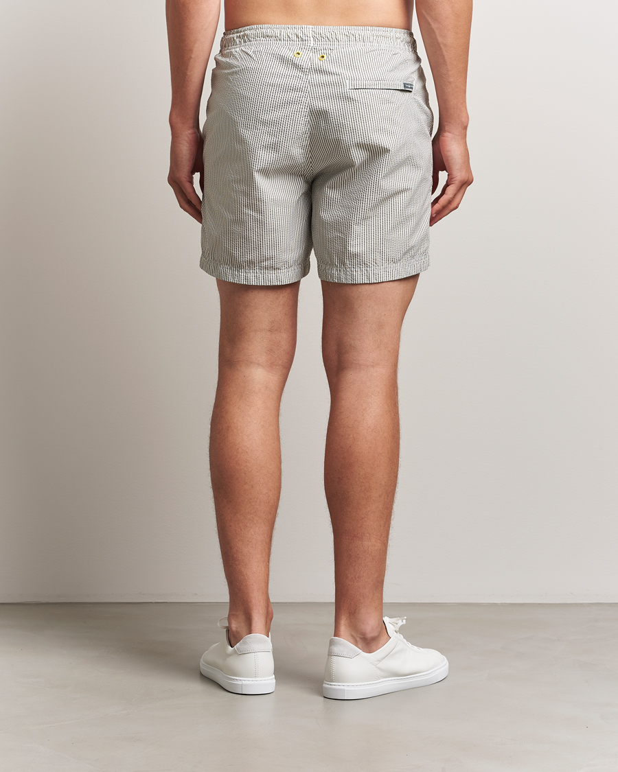 Herren | Badehosen | Sail Racing | Tornado Striped Swimshorts Green/White