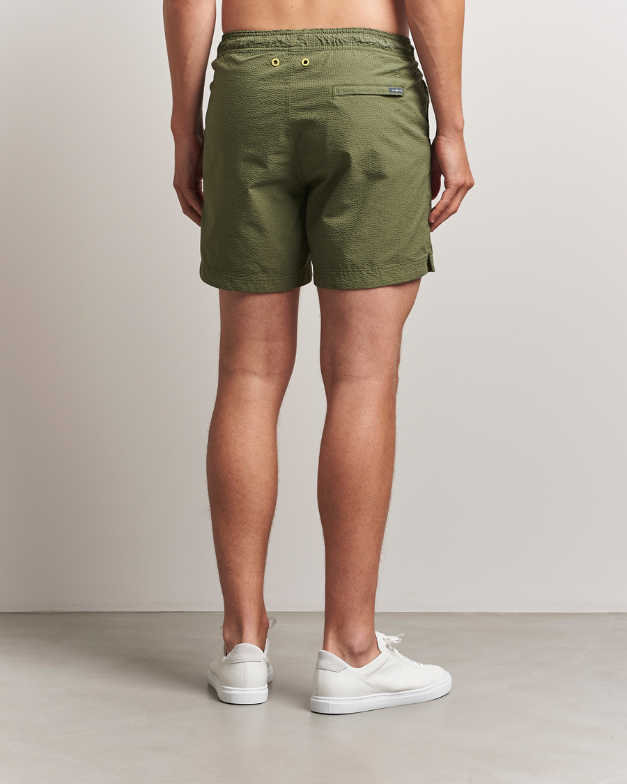 Herren | Badehosen | Sail Racing | Tornado Striped Swimshorts Modern Green