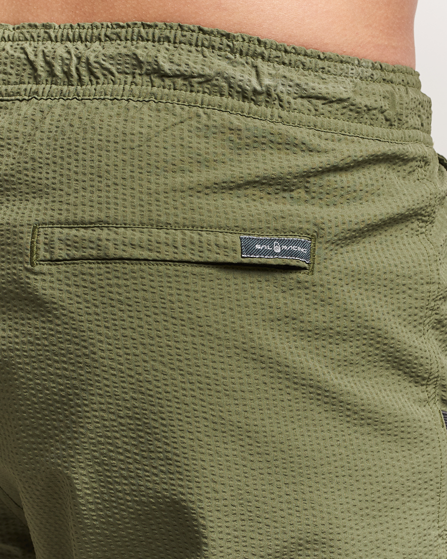 Herren | Badehosen | Sail Racing | Tornado Striped Swimshorts Modern Green