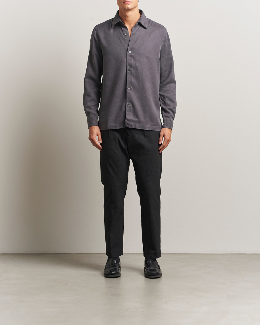 Herren | Hosen | NN07 | Bill Wool Pleated Trousers Black Multi