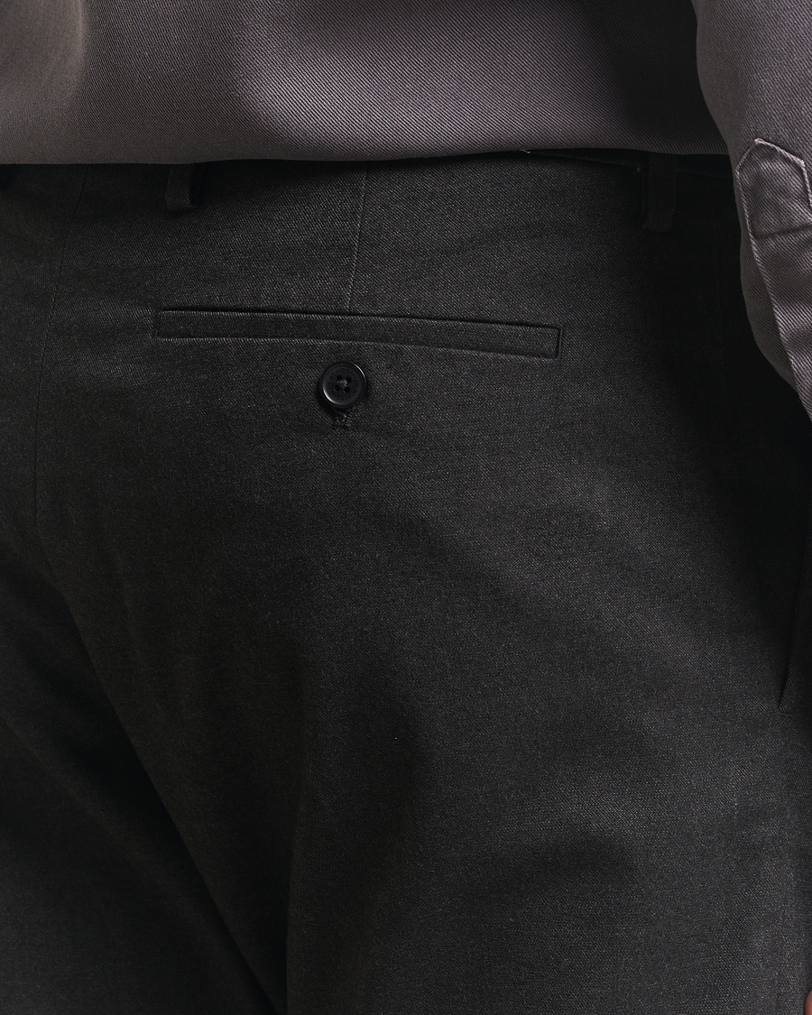 Herren | Hosen | NN07 | Bill Wool Pleated Trousers Black Multi