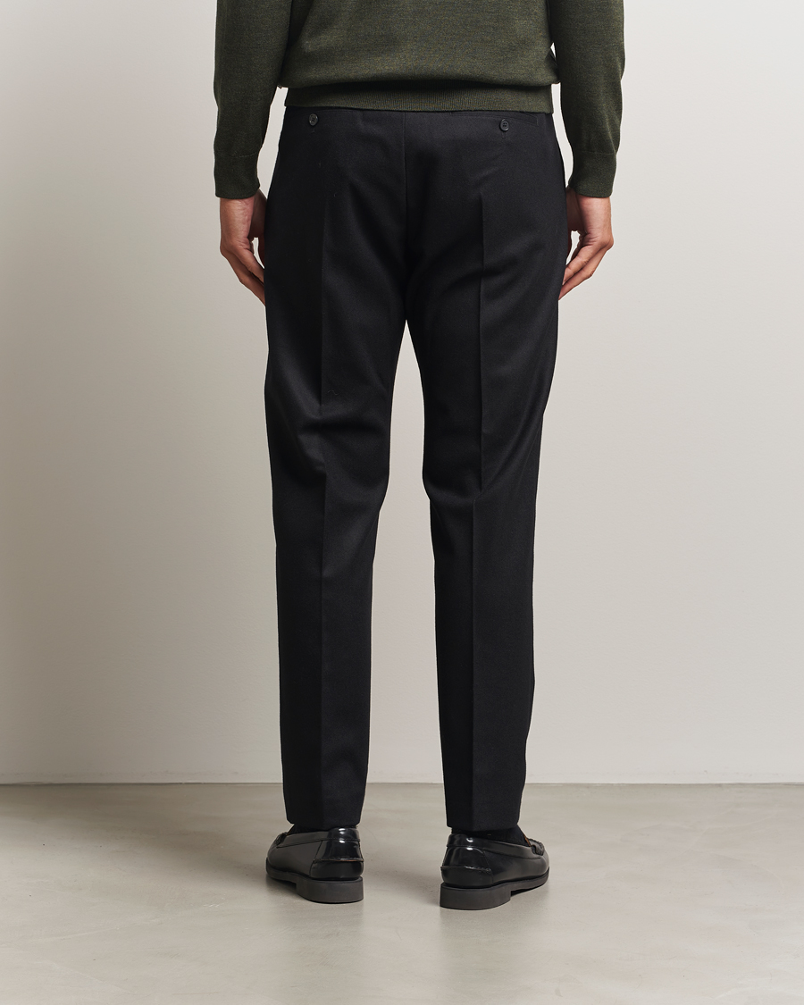 Herren | Hosen | NN07 | Bill Wool Pleated Trousers Black