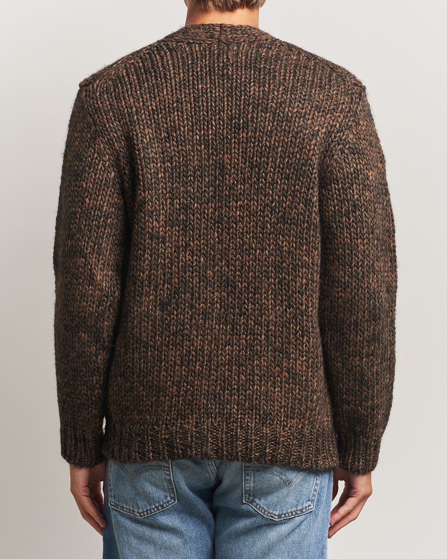 Herren | Pullover | NN07 | Osky Heavy Knitted Cardigan Demitasse Brown