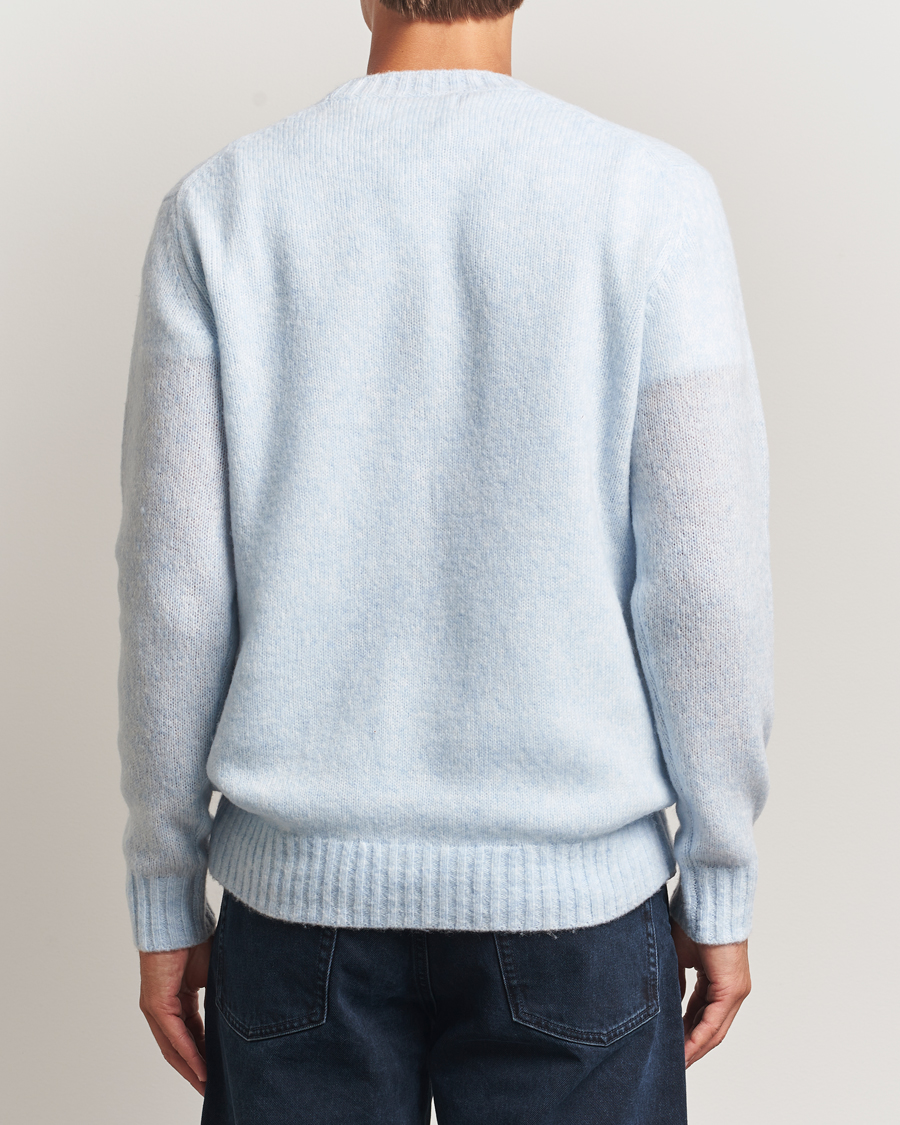 Herren | Pullover | NN07 | Lee Wool Knitted Sweater Cerulian Blue