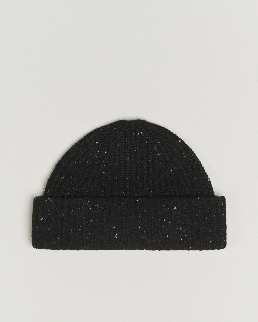 Herren | Mützen | NN07 | Wool Donegal Sailor Beanie Black