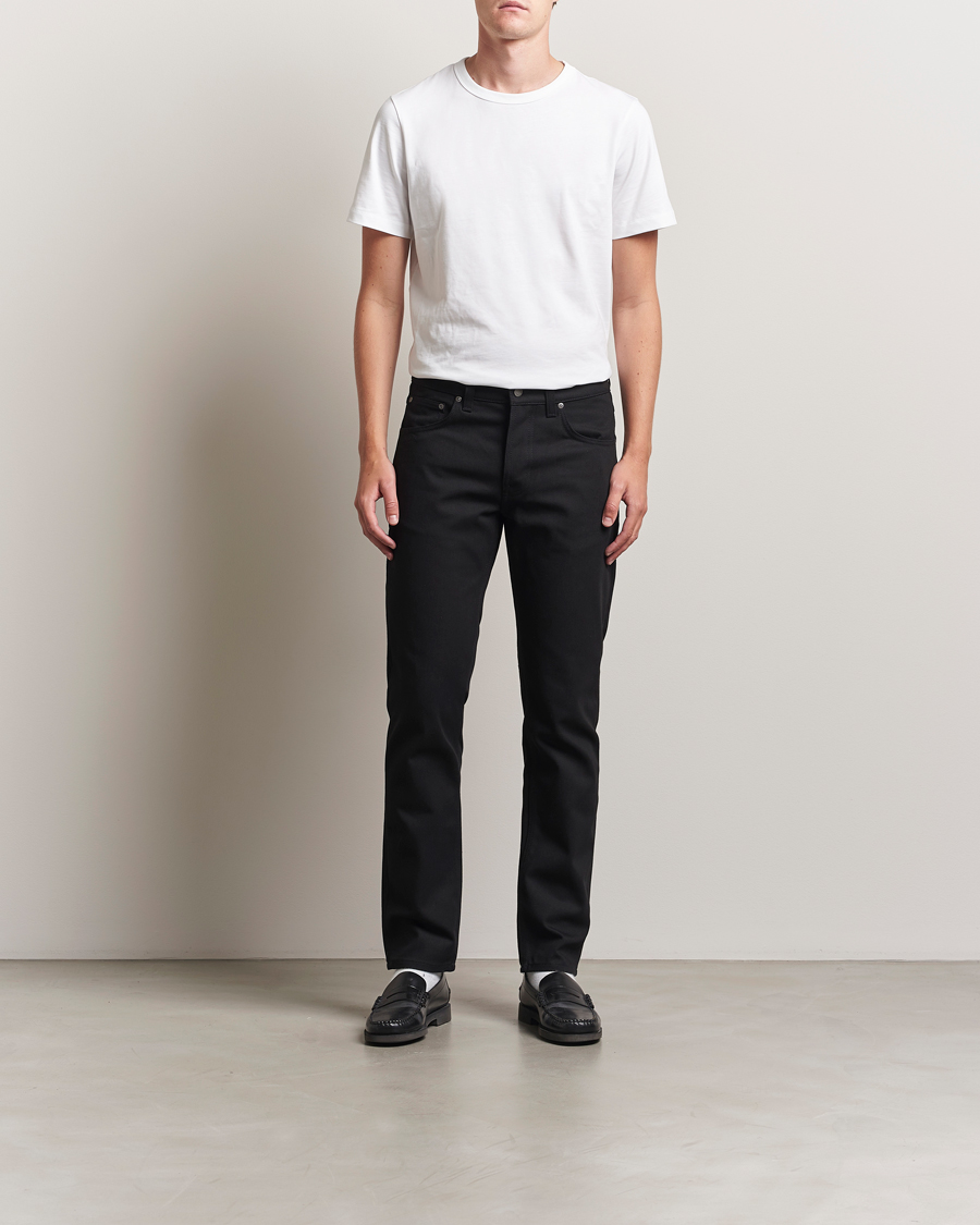 Herren | Hosen | Nudie Jeans | Solid Ollie Jeans Dry Pure Black
