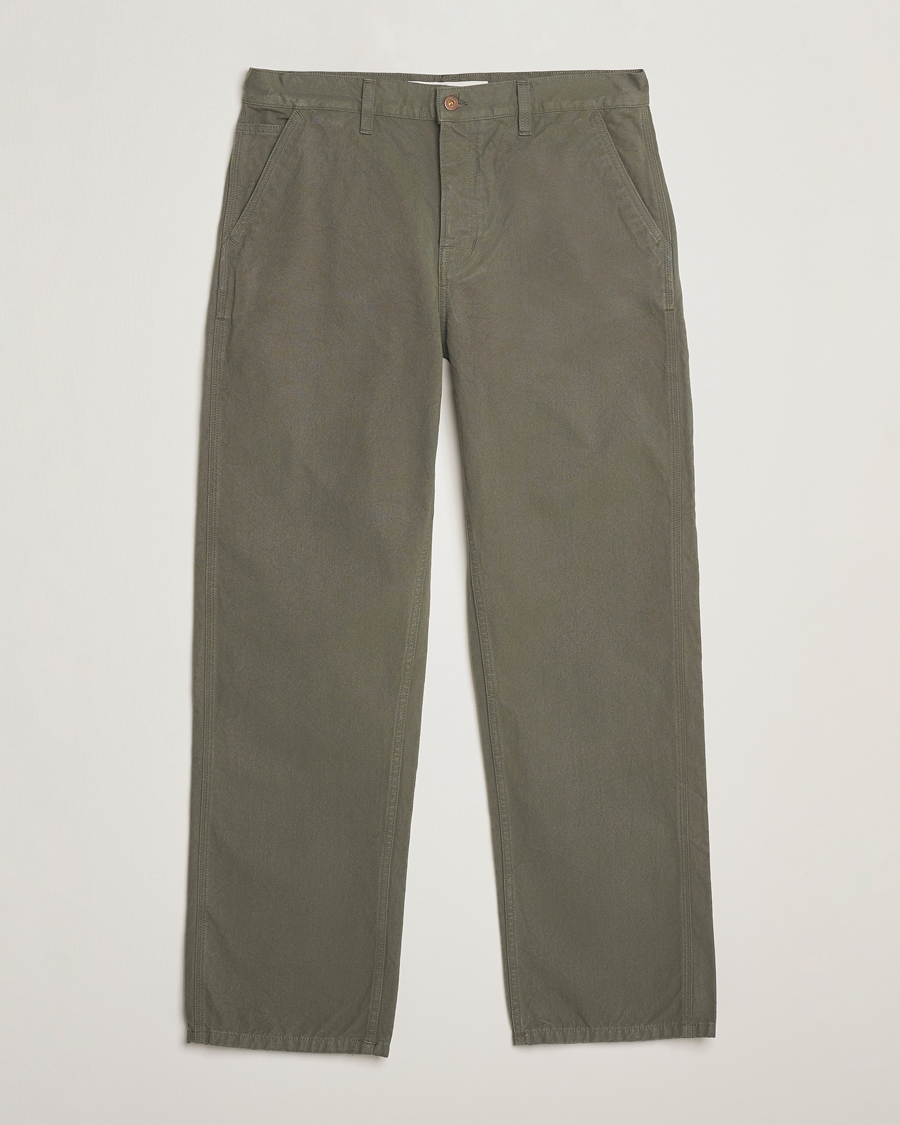 Herren | Hosen | Nudie Jeans | Tuff Tony Duck Canvas Pants Green