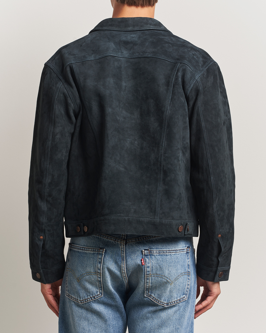 Herren | Jacken | Nudie Jeans | Dante II Suede Jacket Navy