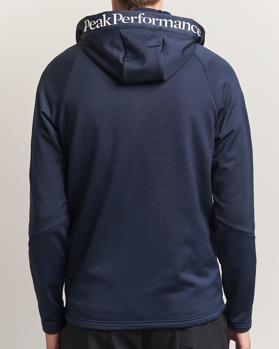 Herren | Pullover | Peak Performance | Rider Full Zip Hoodie Blue Shadow