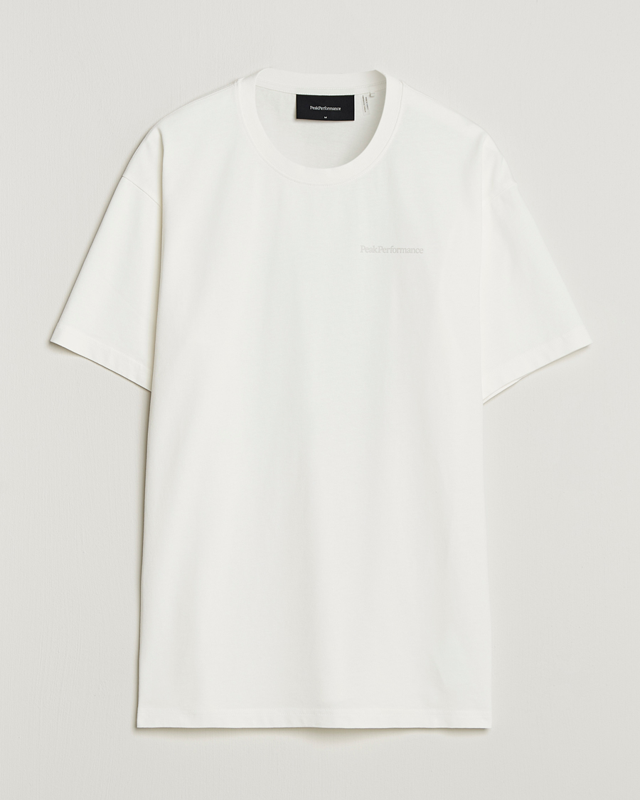 Herren | T-Shirts | Peak Performance | Graphic Crew Neck T-Shirt Off White
