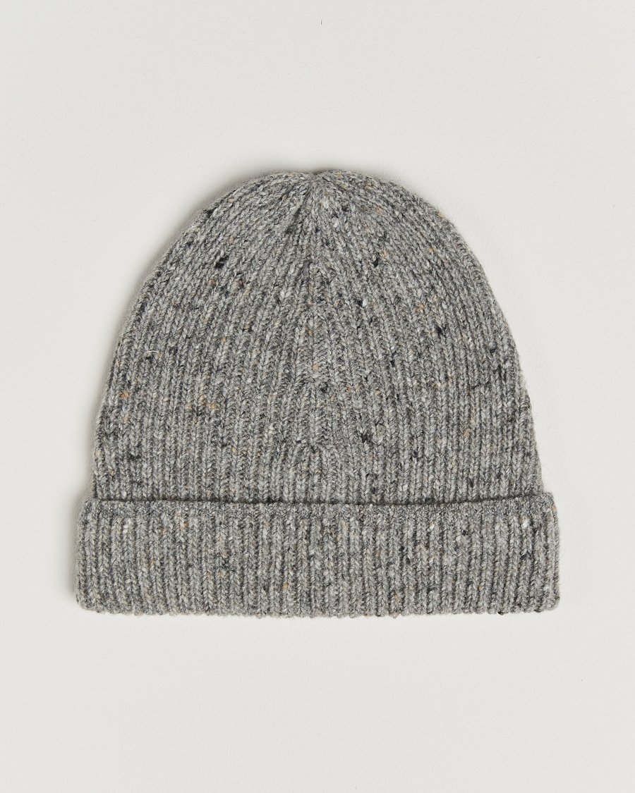 Herren | Mützen | Samsøe Samsøe | Nataniel Donegal Beanie Grey Melange