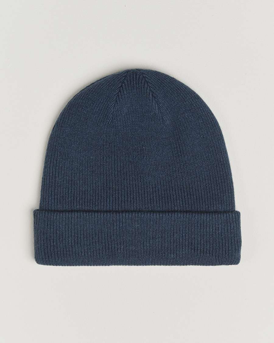 Herren | Mützen | Samsøe Samsøe | The Wool Beanie Midnight Navy