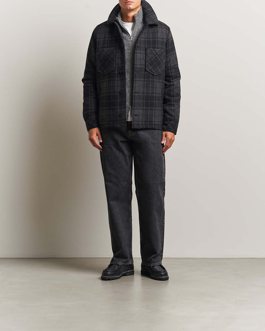 Herren | Jacken | Samsøe Samsøe | Pally Padded Shirt Jacket Black