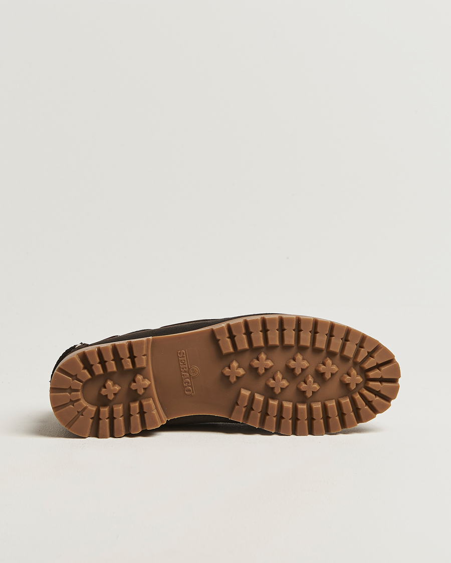 Herren | Loafer | Sebago | Acadia Waxed Suede Loafer Dark Brown