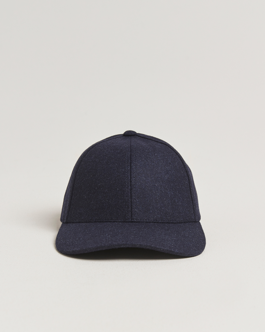 Herren | Hüte & Mützen | Varsity Headwear | Flannel Baseball Cap Dark Navy