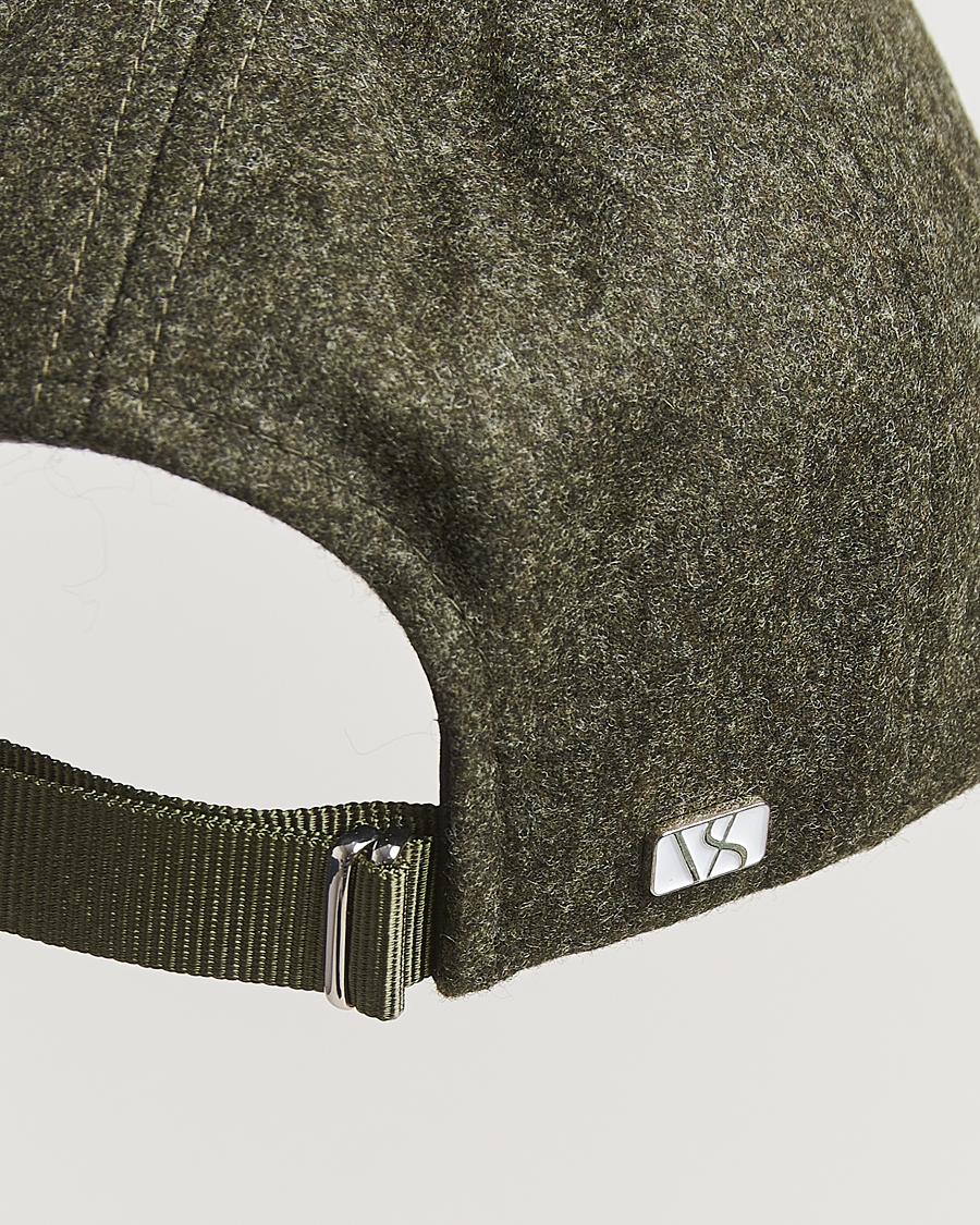 Herren | Hüte & Mützen | Varsity Headwear | Flannel Baseball Cap Forest Green
