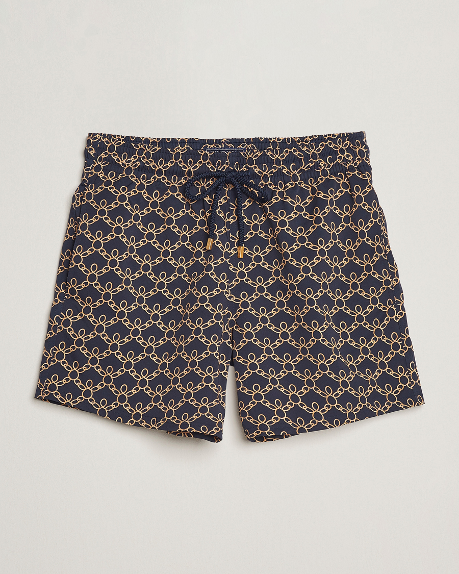 Herren | Badehosen | Vilebrequin | Moorise Swim Shorts Bleu Marine