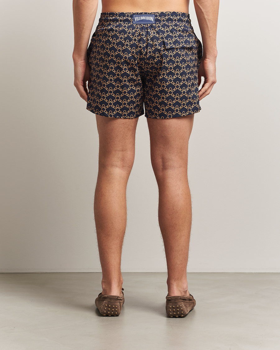 Herren | Badehosen | Vilebrequin | Moorise Swim Shorts Bleu Marine