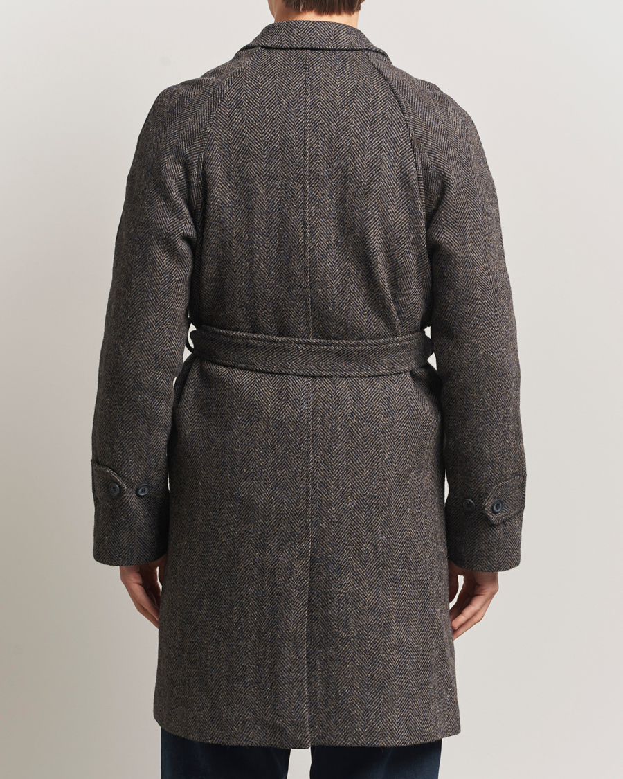 Herren | Jacken | Walker Slater | Watson Harris Tweed Herringbone Coat Dark Brown