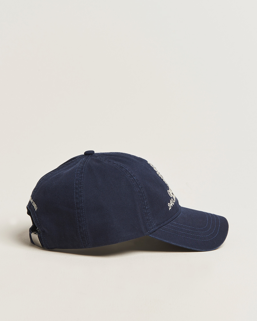 Herren | GANT 240 Mulberry Street Washed Twill Cap Evening Blue | GANT 240 Mulberry Street | Washed Twill Cap Evening Blue