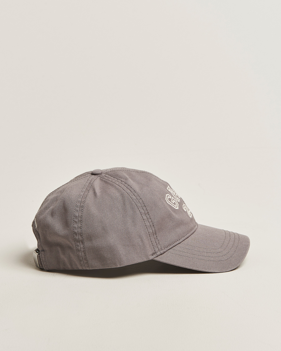 Herren | Hüte & Mützen | GANT 240 Mulberry Street | Washed Canvas Cap Steel Grey