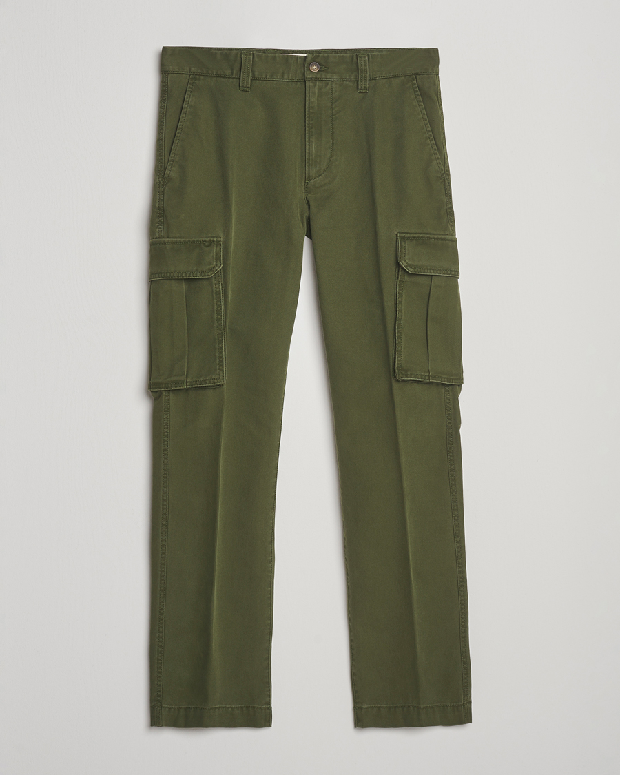 Herren | Hosen | Gant | Regular Fit Cotton Twill Cargo Pants Country Green