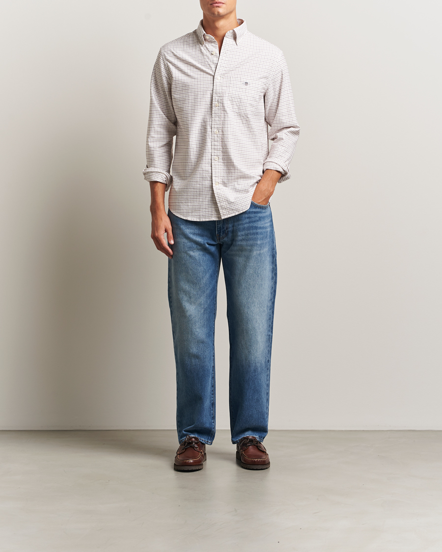 Herren | Hemden | GANT | Regular Fit Classic Checked Oxford Shirt Plumped Red
