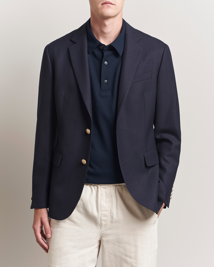 Herren | Sakkos | Gant | Wool Club Blazer Evening Blue