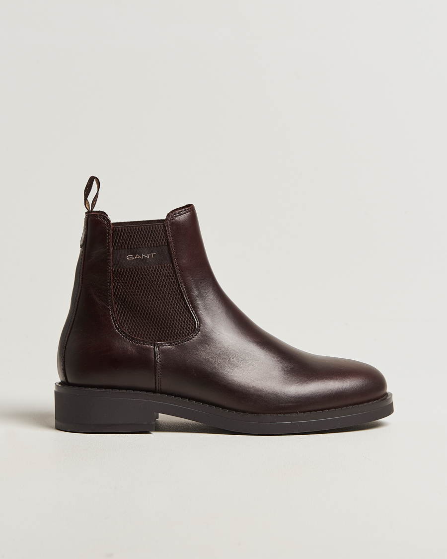 Herren | Boots | GANT | Prepdale Leather Chelsea Boot Dark Brown