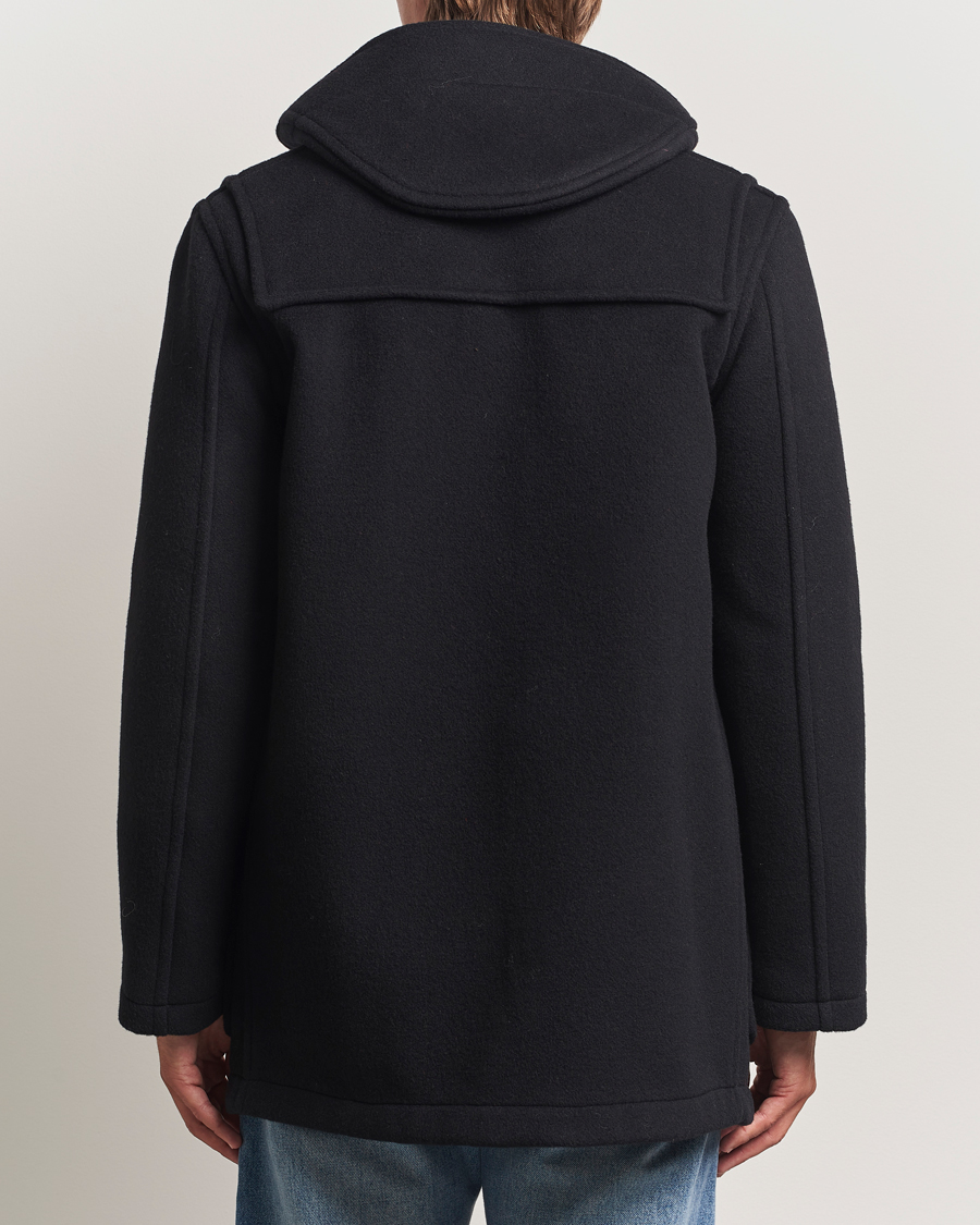 Herren | Jacken | Gloverall | Mid Length Duffle Coat Black/Royal Stewart