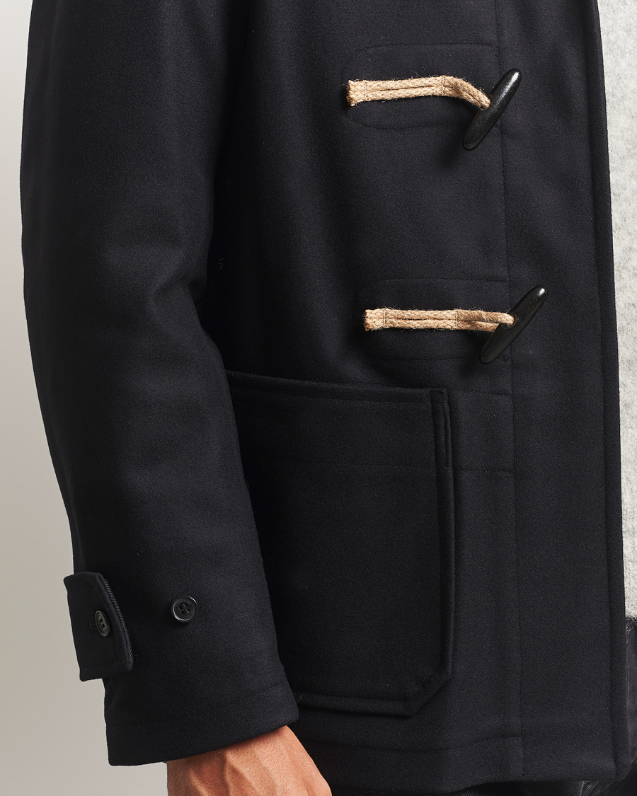 Herren | Jacken | Gloverall | Shawl Collar Duffle Jacket Black