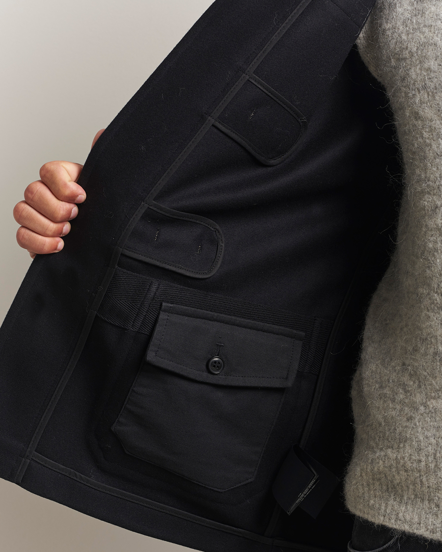 Herren | Jacken | Gloverall | Shawl Collar Duffle Jacket Black