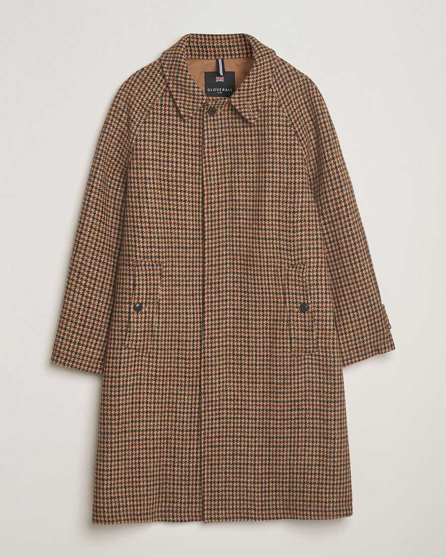 Herren | Jacken | Gloverall | Harris Tweed Mac Coat Brown